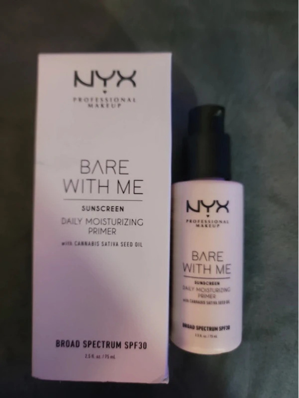 NYX bare with me daily moisturizing primer sunscreen